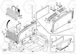 104029 Cowl frame ECR88 S/N 10001-14010, Volvo Construction Equipment