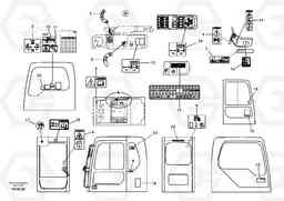 57529 Decal, inner location EC290B, Volvo Construction Equipment