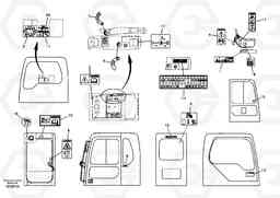 95110 Decal, inner location EC160B, Volvo Construction Equipment