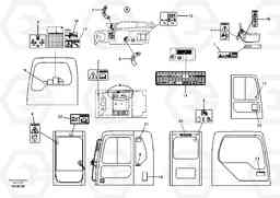 81669 Decal, inner location EC460B, Volvo Construction Equipment