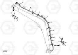 33570 Working hydraulic, slope and rotator on boom ECR88 S/N 10001-14010, Volvo Construction Equipment
