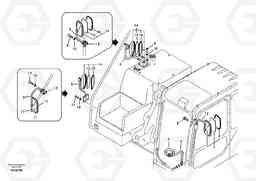 79664 Rear view mirror EC240B SER NO INT 12641- EU & NA 80001-, Volvo Construction Equipment