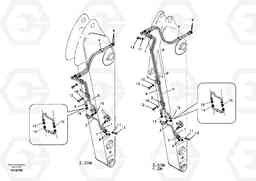 76716 Working hydraulic, slope and rotator on dipper arm EC290B SER NO INT 13562- EU & NA 80001-, Volvo Construction Equipment