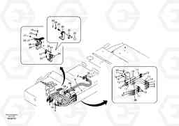 92072 Servo system, control valve to remote control valve pedal EC460B SER NO INT 11515- EU&NA 80001-, Volvo Construction Equipment