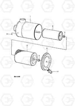 12617 Air filter 861 861, Volvo Construction Equipment