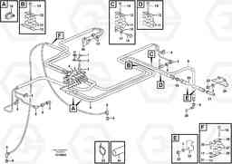 98040 Central lubrication with fitting parts. B2 L120E S/N 16001 - 19668 SWE, 64001- USA, 70701-BRA, Volvo Construction Equipment