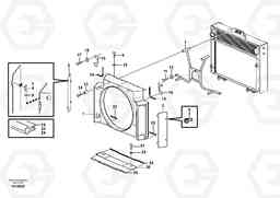 3560 Fan shroud with fitting parts L150E S/N 10002 - 11594, Volvo Construction Equipment