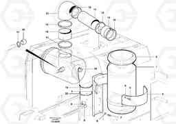 97391 Oil-bath air cleaner - D9 G900 MODELS S/N 39300 -, Volvo Construction Equipment