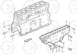 103214 Cylinder block L220E SER NO 4003 - 5020, Volvo Construction Equipment