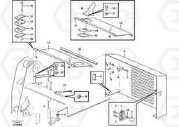 83808 Rear door and engine cover MC110B, Volvo Construction Equipment