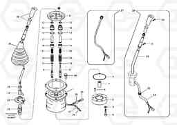 99138 Servo system, remote control valve EC55B, Volvo Construction Equipment