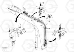 34904 Working hydraulic, dipper arm rupture EC55B, Volvo Construction Equipment