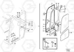 76011 Cab : door EC30 TYPE 282, Volvo Construction Equipment