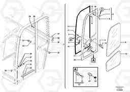 1494 Cab : door EC30 TYPE 282, Volvo Construction Equipment