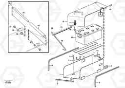 86677 Battery box with fitting parts L180E HIGH-LIFT S/N 8002 - 9407, Volvo Construction Equipment