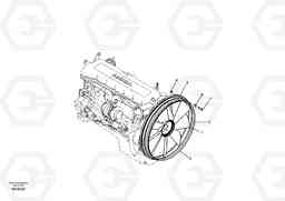 35002 Cooling fan mounting EC700B, Volvo Construction Equipment