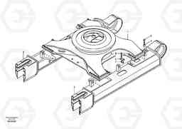 23784 Undercarriage Frame, Retractable EC700B, Volvo Construction Equipment