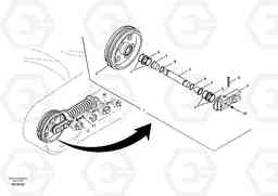 23789 Front idler EC700B, Volvo Construction Equipment