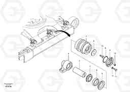 69441 Top roller EC700B, Volvo Construction Equipment