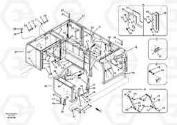 21026 Cowl frame EC700B, Volvo Construction Equipment