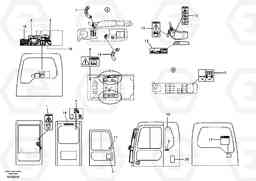 99761 Decal, inner location EC700B, Volvo Construction Equipment
