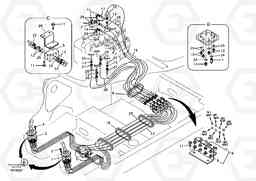 5425 Servo system, control valve to remote control valve EC700B, Volvo Construction Equipment