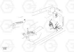 9210 Working hydraulic, remote control valve pedal for hammer and shear EC700B, Volvo Construction Equipment