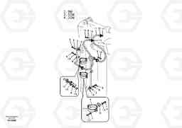 21452 Working hydraulic, bucket cylinder on dipper arm EC700B, Volvo Construction Equipment