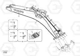 90918 Boom and grease piping EC700B, Volvo Construction Equipment