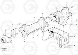 29569 Lower Drive Shaft - D9 G900 MODELS S/N 39300 -, Volvo Construction Equipment