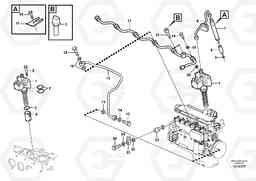 64079 Fuel lines and injectors EW160B, Volvo Construction Equipment