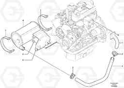 7265 Muffler ECR38 TYPE 602, Volvo Construction Equipment