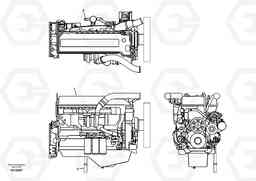 45968 Engine EC460B SER NO INT 11515- EU&NA 80001-, Volvo Construction Equipment