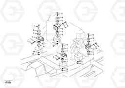 13763 Engine mounting EC460B SER NO INT 11515- EU&NA 80001-, Volvo Construction Equipment