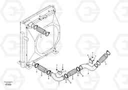 12522 Charge air cooler, plumbing EC330B SER NO INT 10713- EU&NA 80001-, Volvo Construction Equipment