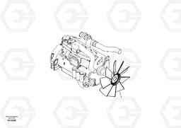 17705 Cooling fan mounting EC330B SER NO INT 10713- EU&NA 80001-, Volvo Construction Equipment