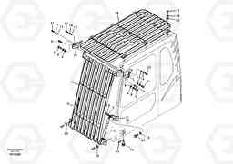 13466 Falling object guards EC460B SER NO INT 11515- EU&NA 80001-, Volvo Construction Equipment