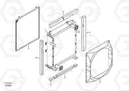 13928 Hydraulic system, oil cooler EC460B SER NO INT 11515- EU&NA 80001-, Volvo Construction Equipment