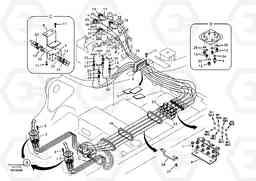 32961 Servo system, control valve to remote control valve EC460B SER NO INT 11515- EU&NA 80001-, Volvo Construction Equipment