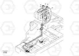 13954 Servo system, control valve to remote control valve pedal EC460B SER NO INT 11515- EU&NA 80001-, Volvo Construction Equipment