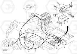 79239 Servo system, control valve to solenoid valve EC460B SER NO INT 11515- EU&NA 80001-, Volvo Construction Equipment