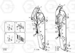 93743 Dipper arm and grease piping with piping seat EC460B SER NO INT 11515- EU&NA 80001-, Volvo Construction Equipment