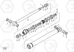 91363 Dipper arm cylinder EC460B SER NO INT 11515- EU&NA 80001-, Volvo Construction Equipment