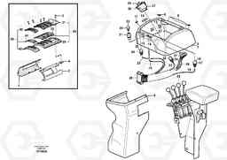 58565 Cover for servo valves L110E S/N 2202- SWE, 61001- USA, 70401-BRA, Volvo Construction Equipment
