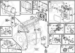 103589 Cable harness, electricaldistrib. unit - engine E-ECU L110E S/N 2202- SWE, 61001- USA, 70401-BRA, Volvo Construction Equipment