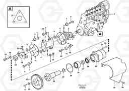 86564 Pump drive A30D S/N -11999, - 60093 USA S/N-72999 BRAZIL, Volvo Construction Equipment