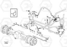 51748 Oil cooler, forword, pump circuit. L120E S/N 16001 - 19668 SWE, 64001- USA, 70701-BRA, Volvo Construction Equipment