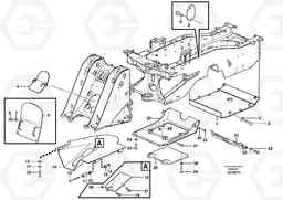 7306 Protecting plates L150E S/N 10002 - 11594, Volvo Construction Equipment