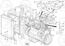 78854 Radiator installation - D7 G900 MODELS S/N 39300 -, Volvo Construction Equipment