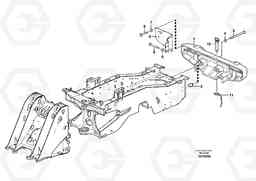 60710 Rear hitch and counterweight L150E S/N 10002 - 11594, Volvo Construction Equipment